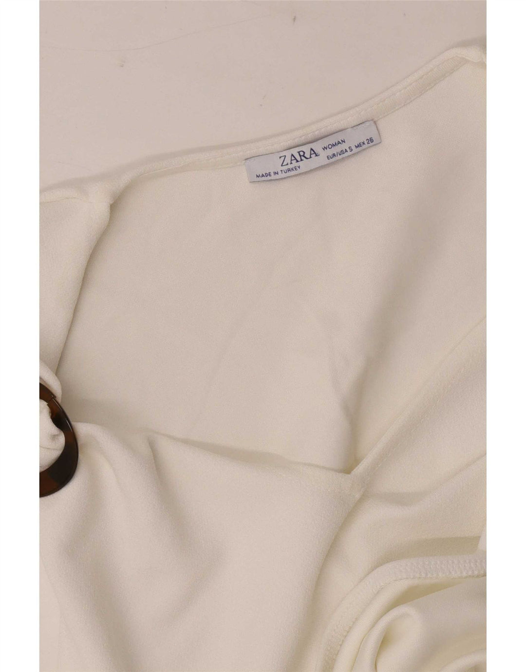 Zara Body Sin Mangas Mujer UK 8 Small Blanco