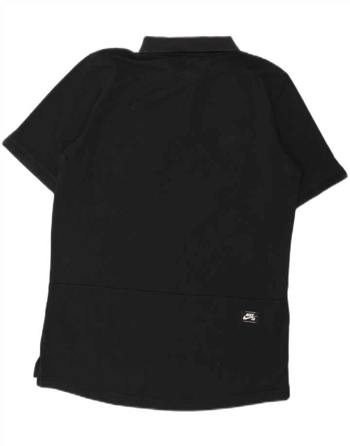 Nike Polo Dri Fit para hombre de algodón negro mediano