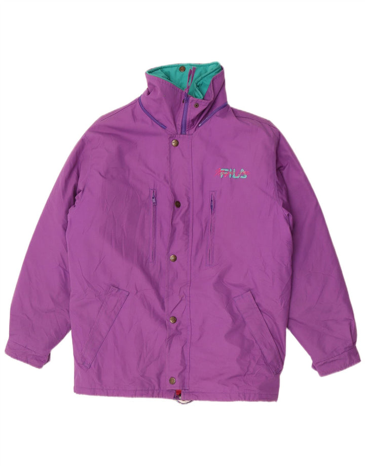 Fila Chaqueta acolchada holgada para hombre IT 44 XS Púrpura