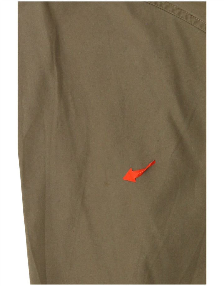 EDDIE BAUER Camisa alta para hombre Algodón caqui grande