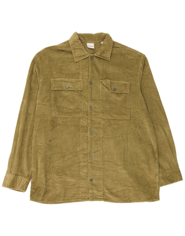 Jack & Jones Hombre Camisa De Pana XL Algodón Caqui