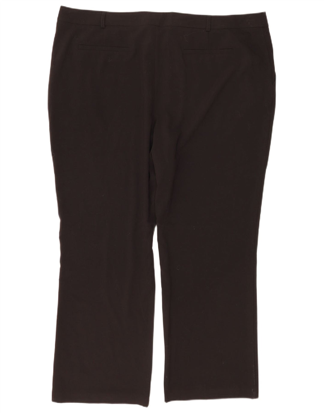 Max&Co. Pantalón de traje con corte de bota para mujer UK 22 3XL W42 L29 Poliéster negro