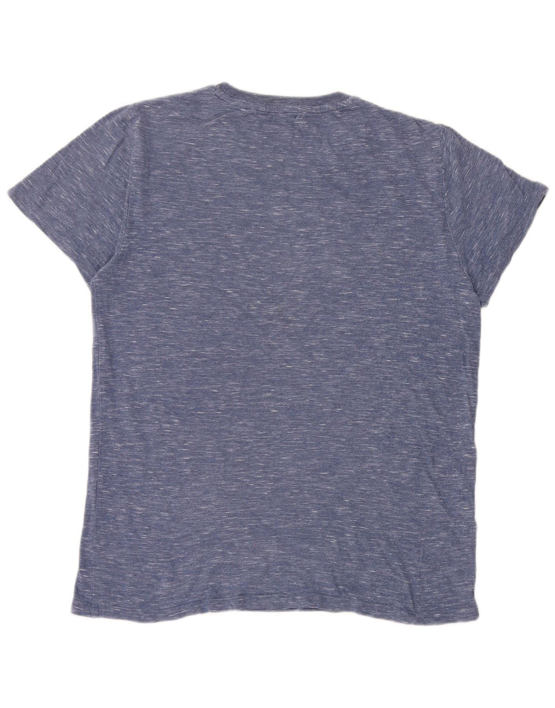 Superdry Camiseta para Hombre Top Medium Blue Moteado