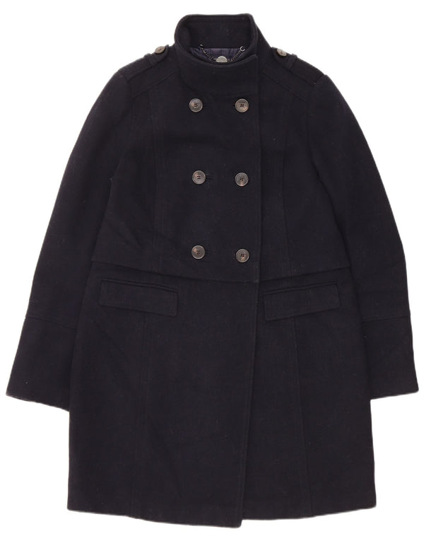 Marks & Spencer Abrigo de doble botonadura para mujer UK 42 Azul marino mediano