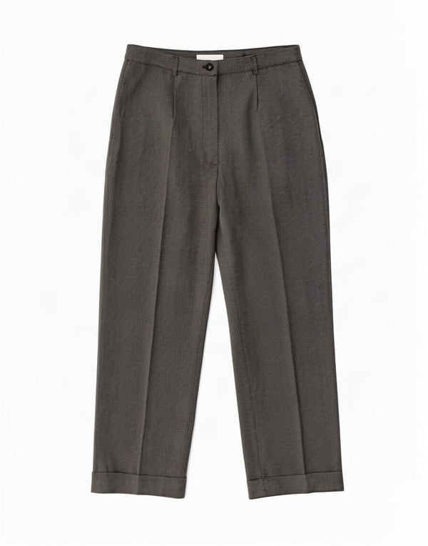 Pantalones informales rectos para mujer Penny Black W29 L27 gris moteado