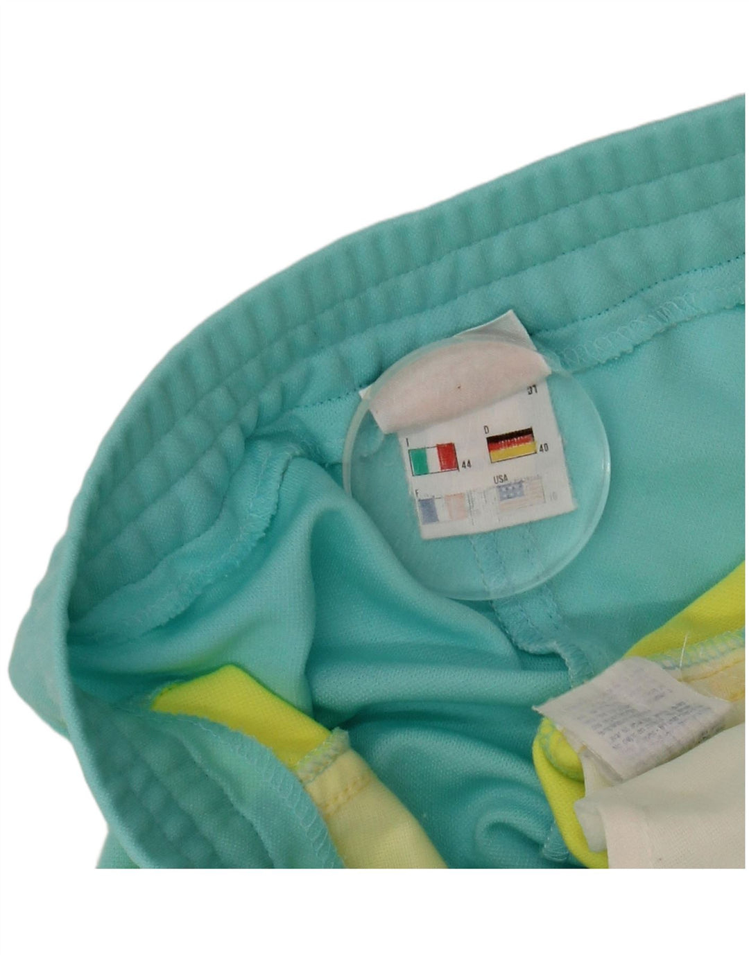 ELLESSE Pantalones cortos casuales para mujer IT 44 Medium W32 Poliéster color block azul