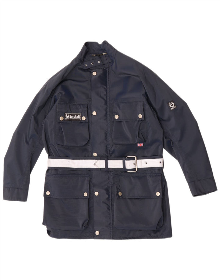 Belstaff Chaqueta Motorstyle Racer para niños 9-10 años Nylon Azul Marino