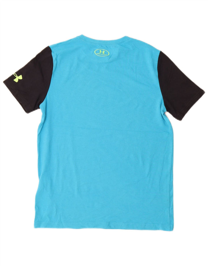 UNDER ARMOUR Camiseta gráfica Heat Gear para niños 11-12 años Grande Azul