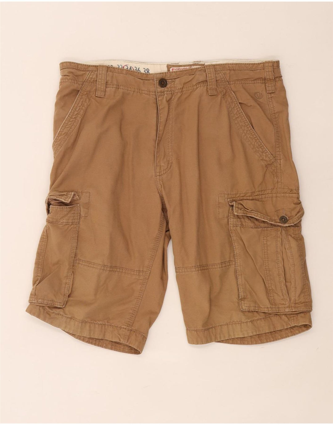 Pantalones cortos tipo cargo para hombre Fat Face W34 Algodón marrón grande