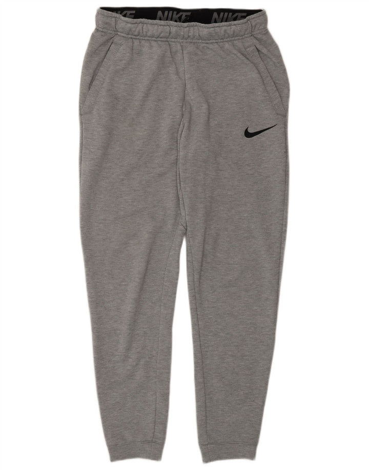 Nike Hombre Chándal Pantalones Joggers Pequeño Gris Poliéster