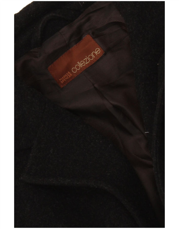 Marks & Spencer Abrigo para hombre UK 36 Small Grey Wool