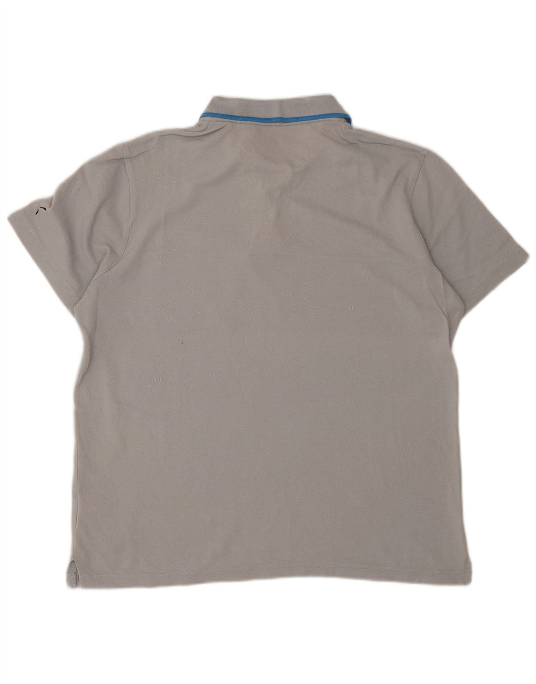 Polo Puma Hombre De Algodón A Rayas Gris Medio
