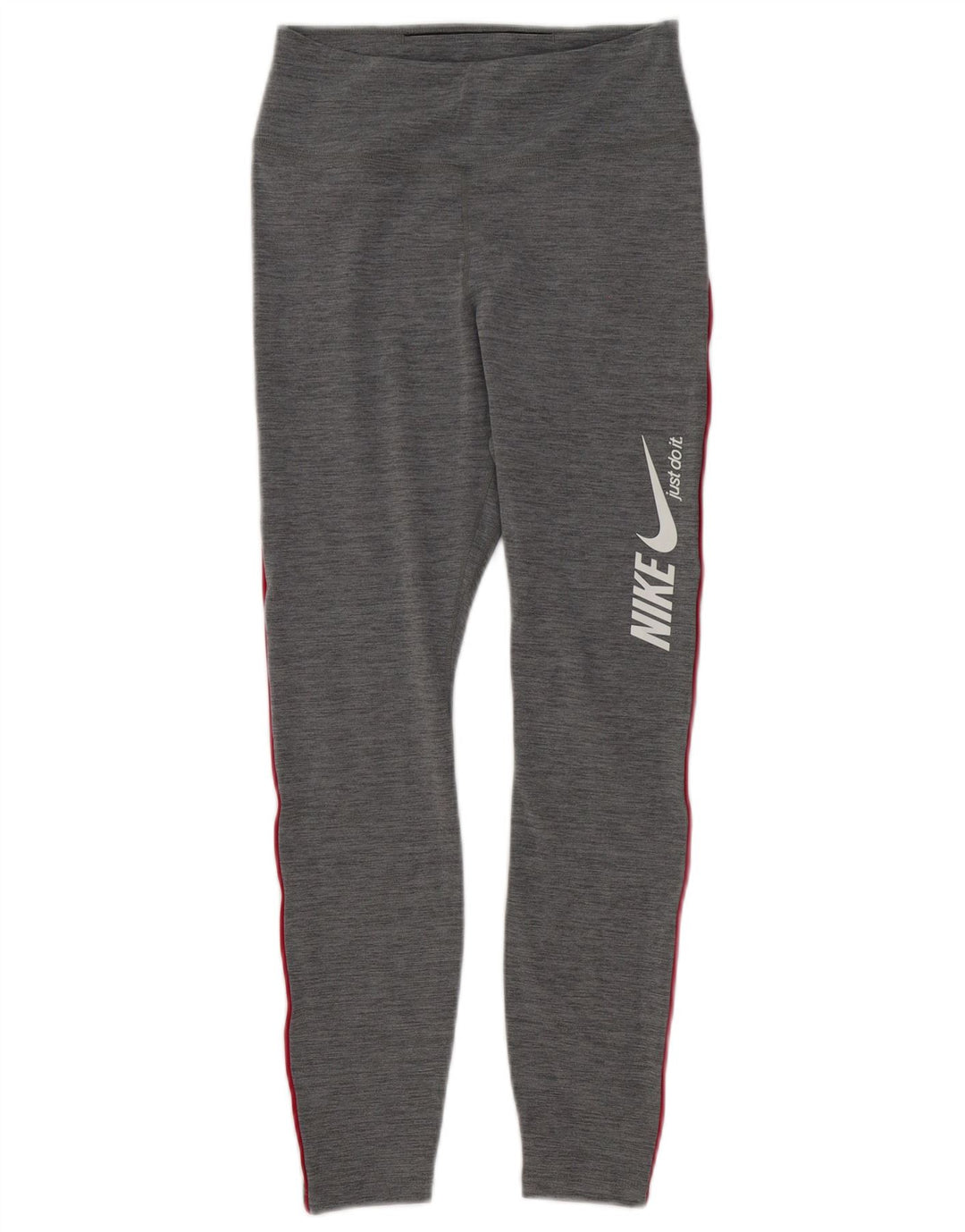 Nike Dri Fit Graphic Leggings para mujer, talla 10, poliéster gris pequeño