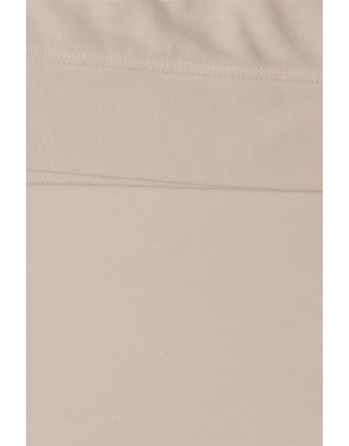 LEVI'S Sudadera extragrande para mujer, talla 10, algodón blanco pequeño