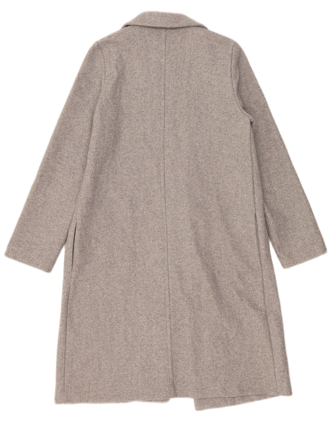 Zara Mujer Abrigo Abierto UK 44 Gris Medio