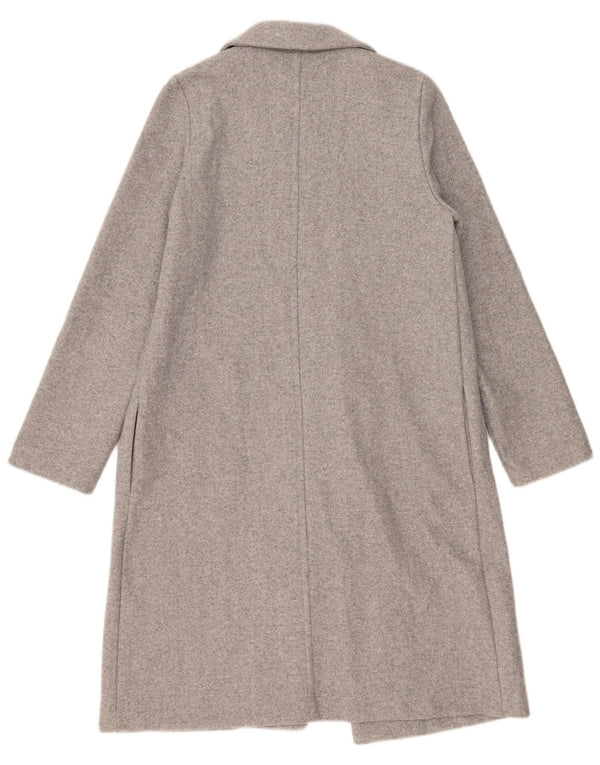 Zara Mujer Abrigo Abierto UK 44 Gris Medio