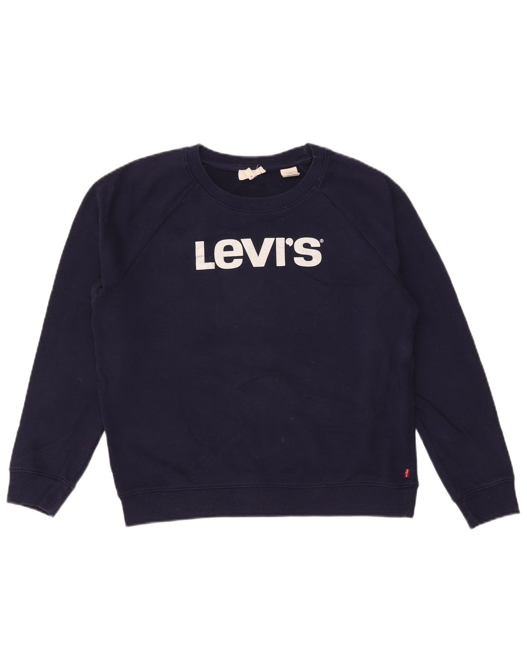 Levi's Sudadera de gran tamaño con gráfico para mujer UK 10 Small Azul marino