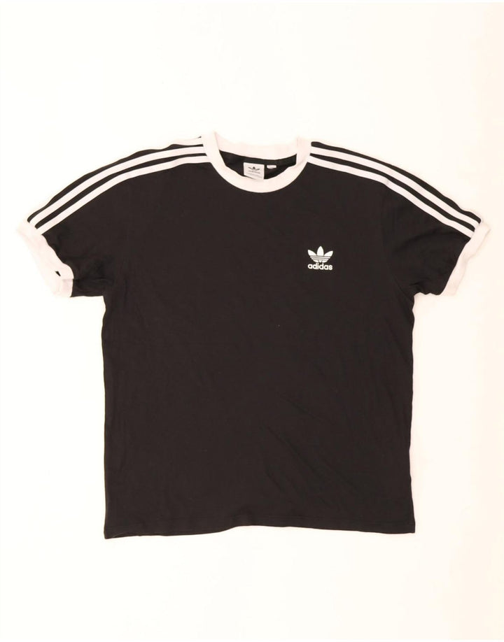 Camiseta Adidas Hombre Top Medium Negro Algodón