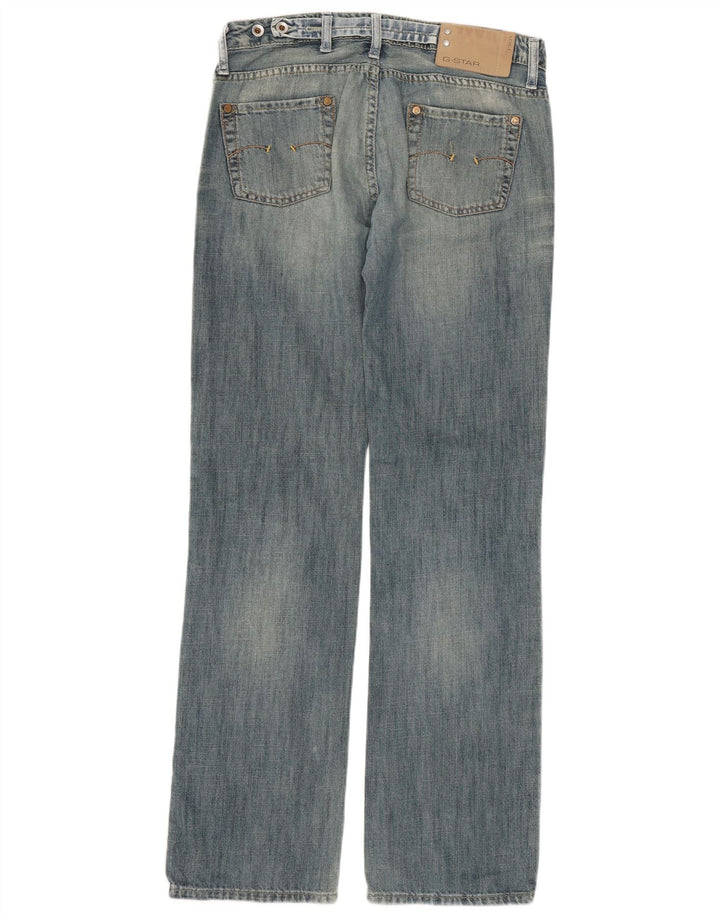 Vaqueros Rectos G-Star Mujer W26 L32 Algodón Azul