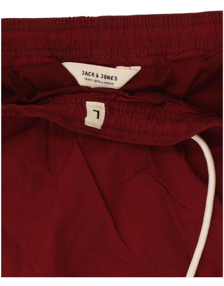 Jack & Jones Hombre Graphic Bañador Shorts Grande Poliéster Burdeos