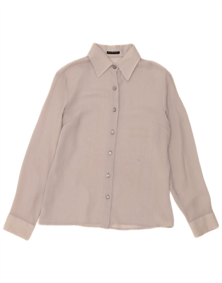 Camisa Sisley para mujer UK 44 Gris medio