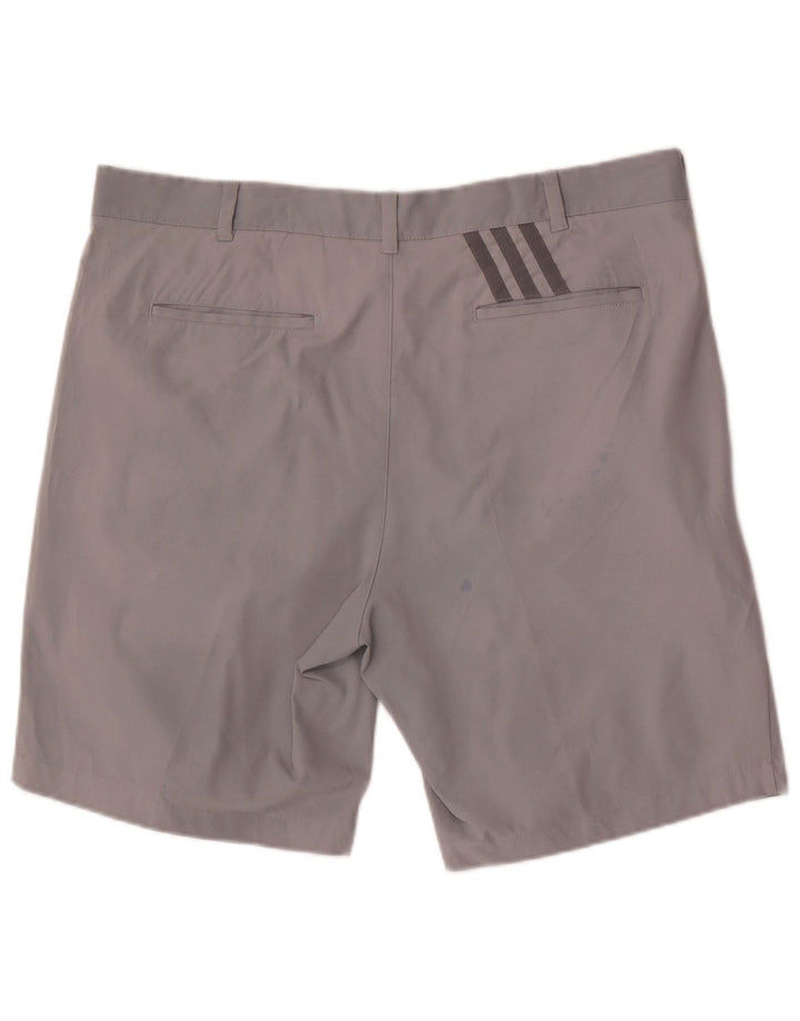 Adidas Mens Chino Shorts W38 XL Gris Poliéster