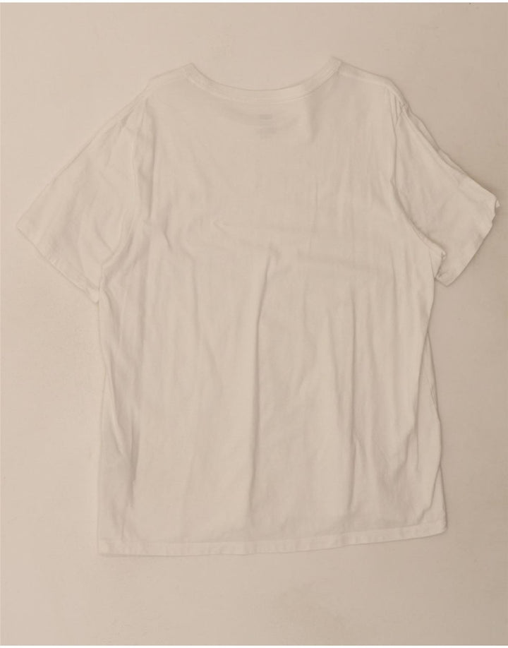 LEVI'S Mens Standard Fit T-Shirt Top XL White Cotton Vintage Levi's and Second-Hand Levi's from Messina Hembry 