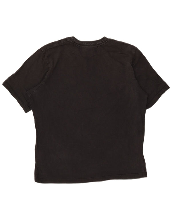 Adidas - Camiseta gráfica para hombre, talla grande, algodón negro