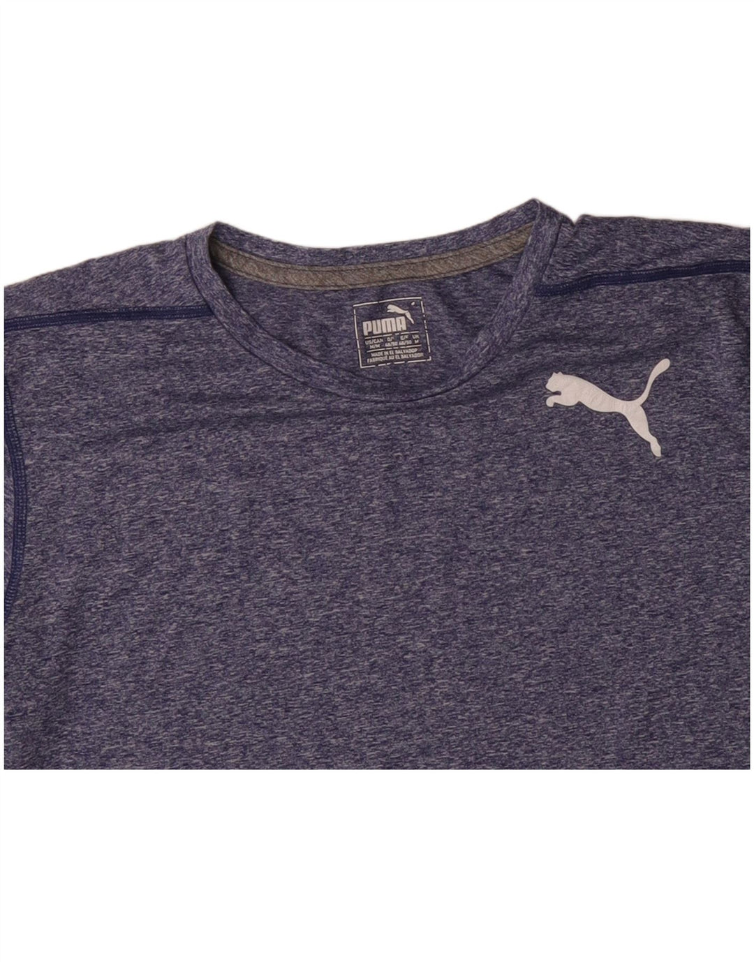 Camiseta PUMA para hombre Top Medium Blue Moteado