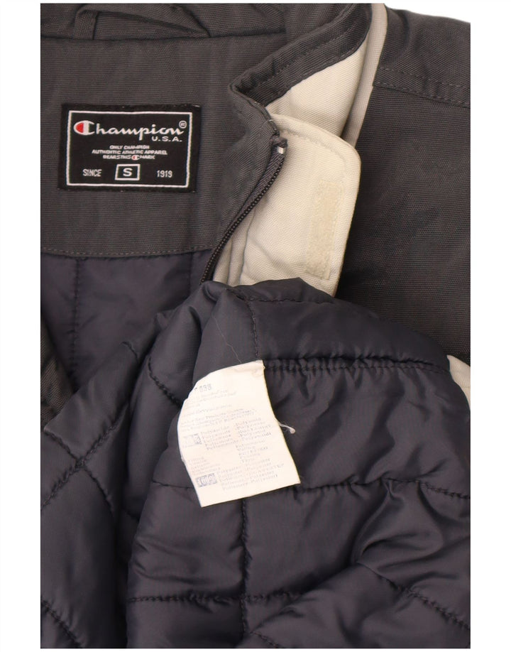 Champion Chaleco acolchado para hombre UK 36 Small Gris Colorblock Poliamida