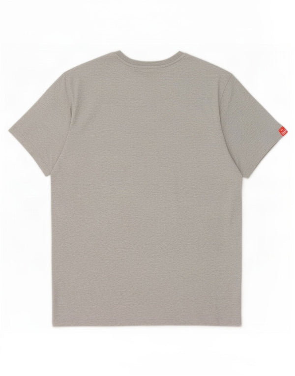 Superdry Camiseta para hombre Top 4XL Algodón moteado gris