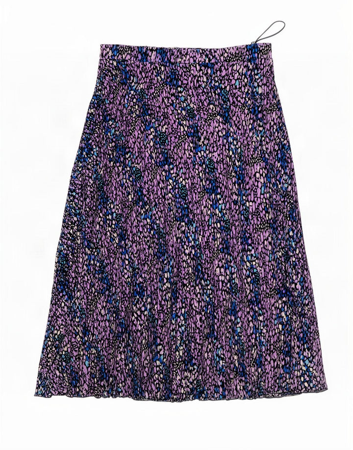 Marks & Spencer Falda Acampanada para Mujer UK 44 Grande W34 Multicolor Manchado