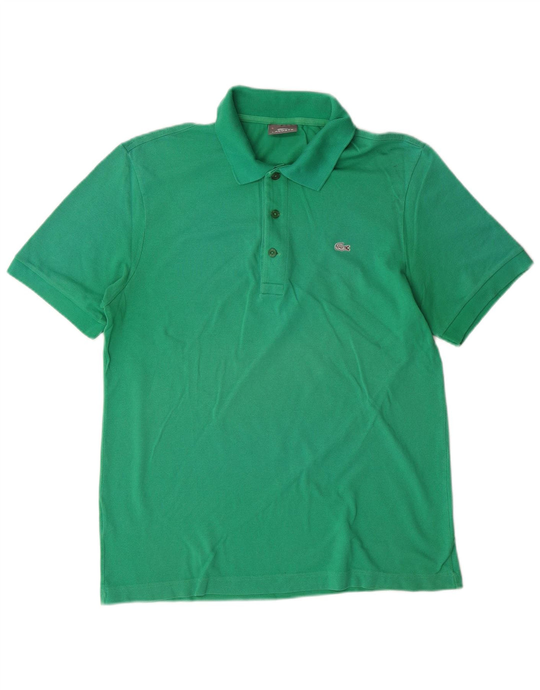 LACOSTE Polo para hombre talla 5 grande algodón verde