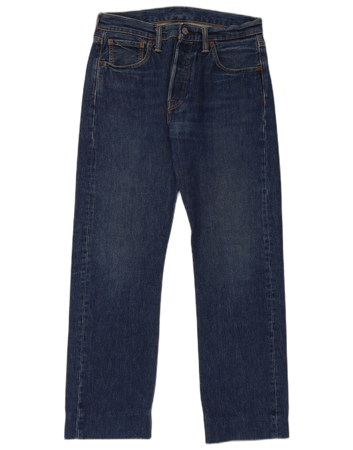 Levi's Hombre 501 Vaqueros Rectos W30 L28 Algodón Azul Marino
