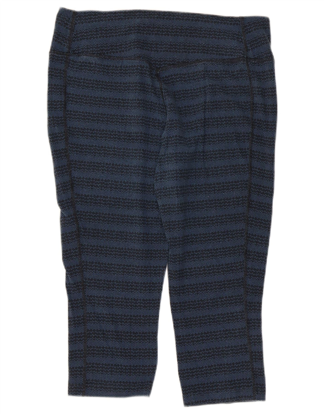 NIKE - Leggings capri Dri Fit para mujer, talla grande, algodón a rayas, color azul marino