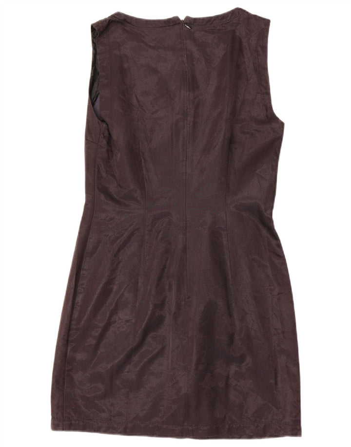 Max & Co. Vestido tubo sin mangas para mujer UK 42 Algodón negro mediano