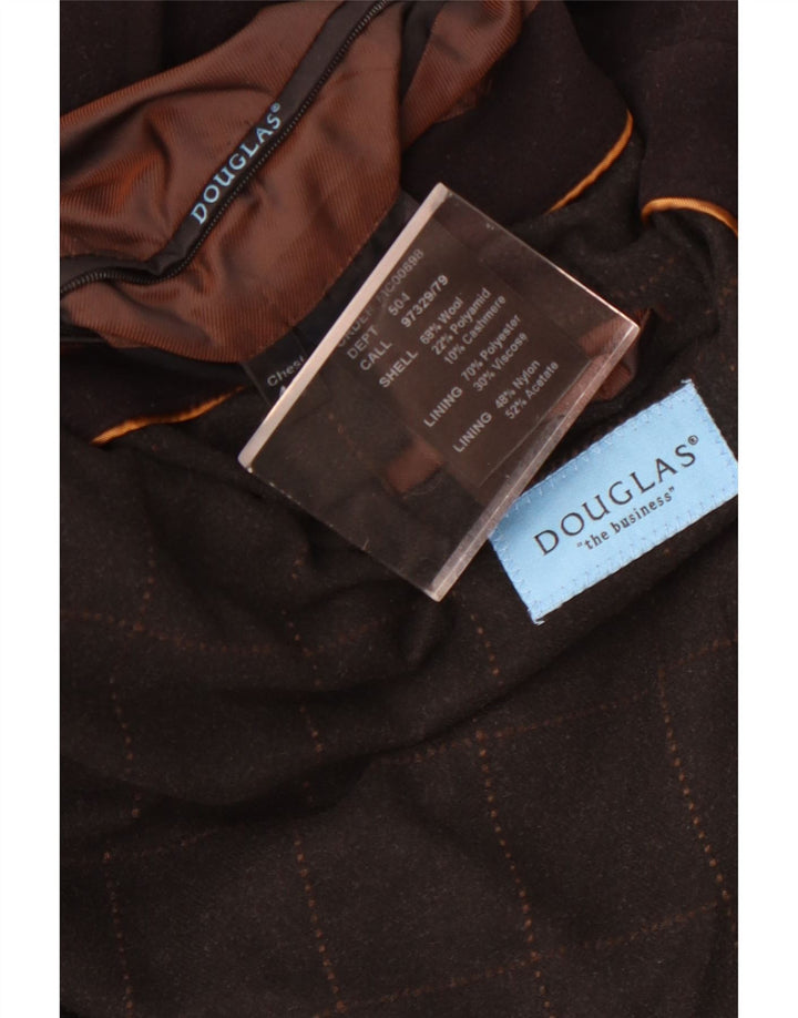 Abrigo Douglas para hombre IT 44 XS Lana azul marino