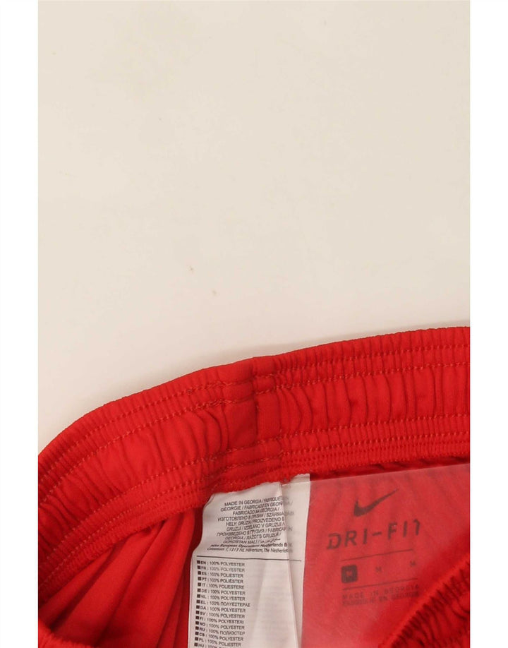Pantalones cortos deportivos Nike Dri Fit para hombre Poliéster rojo mediano
