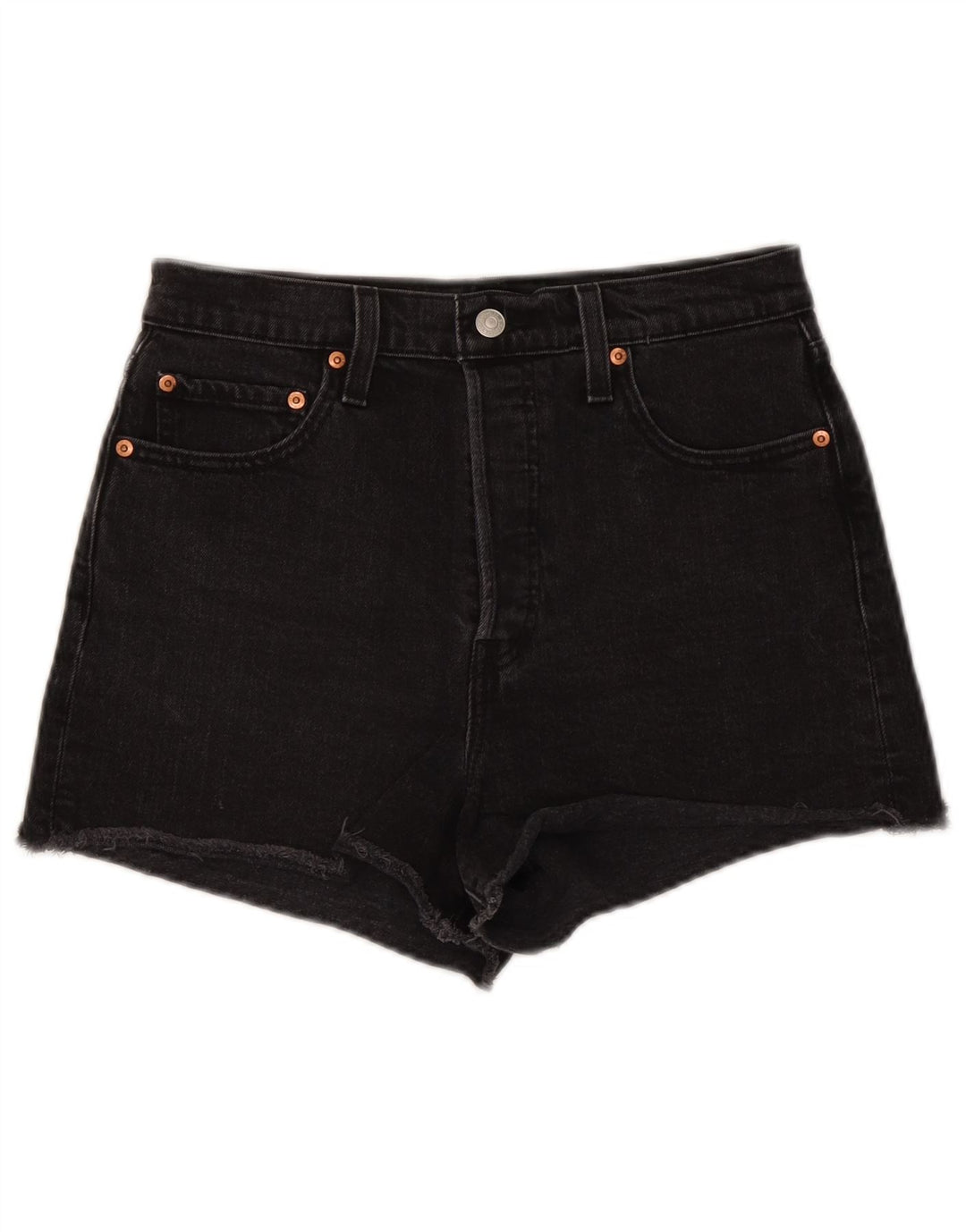 Shorts Vaqueros Levi's Mujer W29 Algodón Negro Mediano