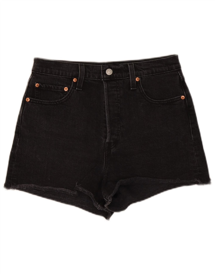 Shorts Vaqueros Levi's Mujer W29 Algodón Negro Mediano