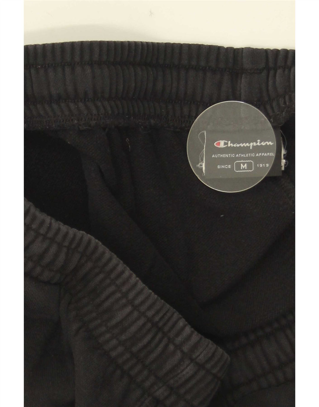 Champion Pantalones De Chándal De Algodón Color Block Negro Mediano Hombre