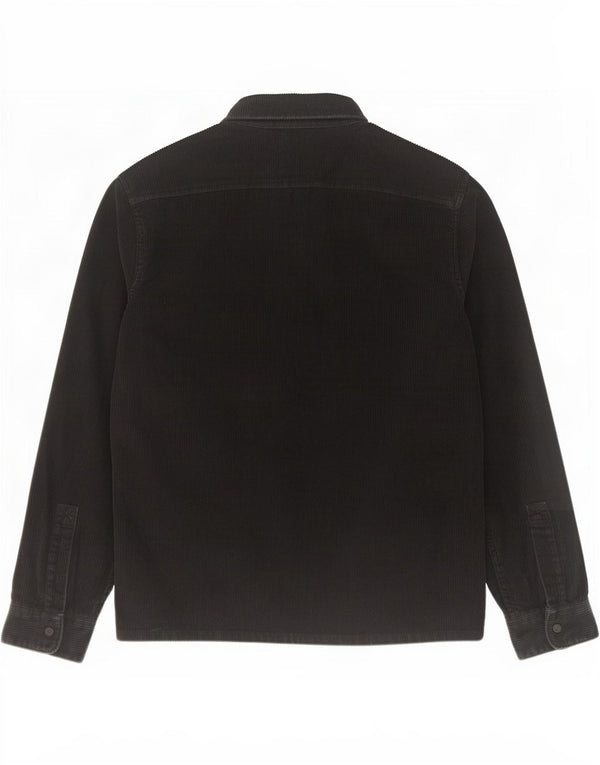 Camisa Hollister Hombre De Pana Pequeña Algodón Negro