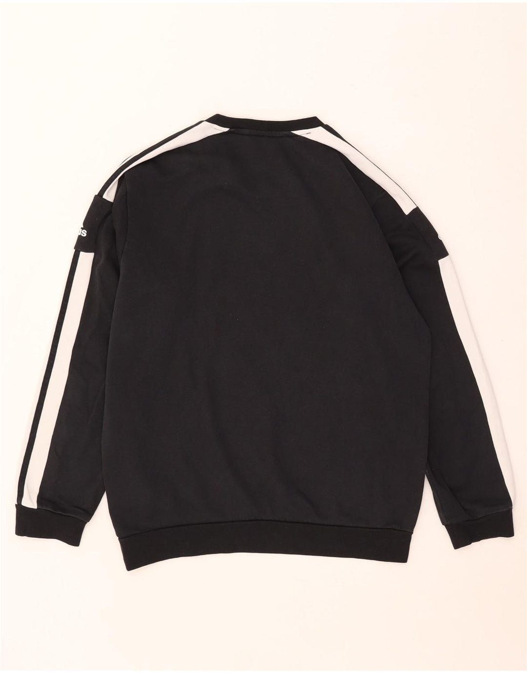 Adidas Hombre Sudadera Gráfica Jersey De Algodón Color Block Mediano Negro