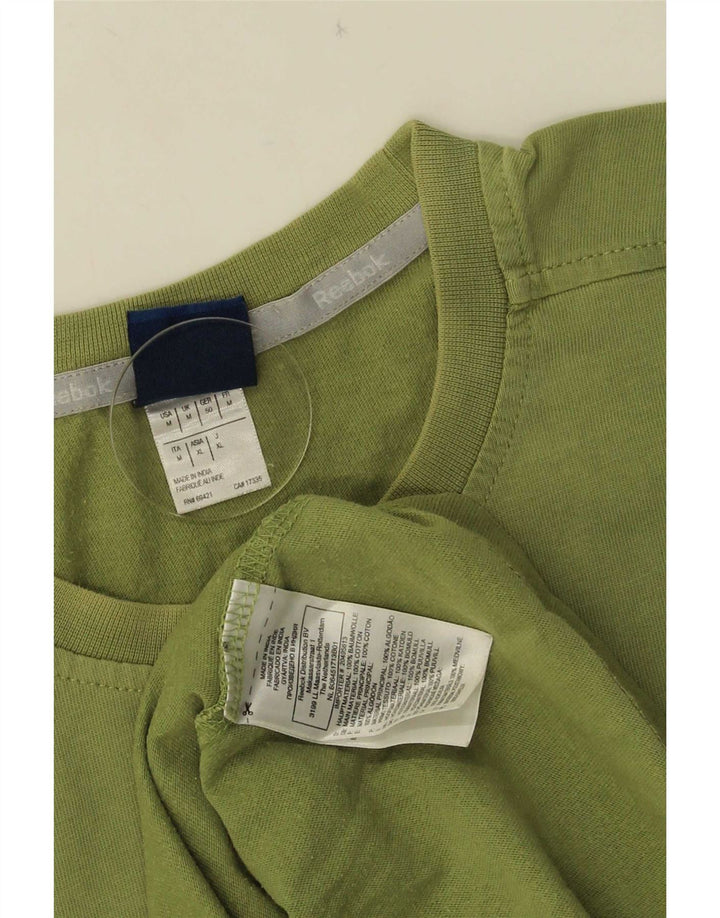 Camiseta Reebok Hombre Top Medium Verde Algodón