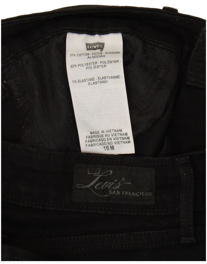 Levi's Jeans Bootcut para Mujer US 10 Large W32 L31 Algodón Negro