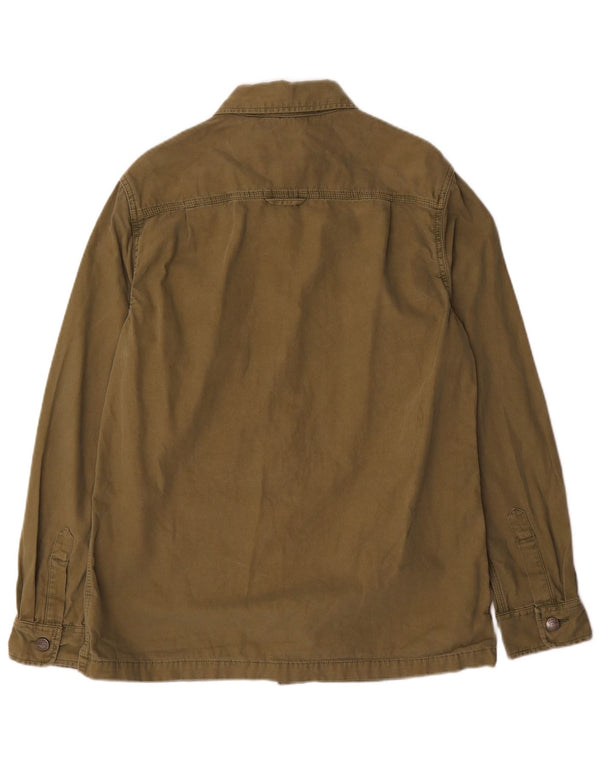 Superdry Camisa Sobrecamisa Grande De Algodón Caqui Para Hombre