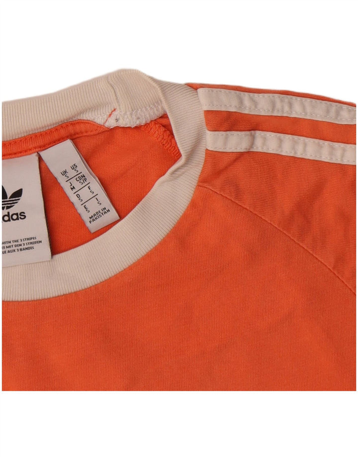 Adidas Hombre Camiseta Top Small Naranja Algodón