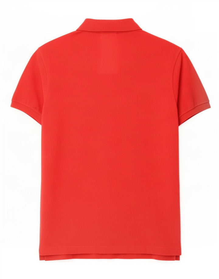 Polo Lacoste para hombre talla 4 mediano rojo