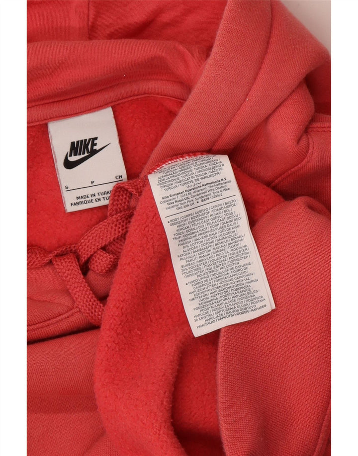 Nike - Sudadera con capucha para hombre, talla pequeña, color rosa, algodón