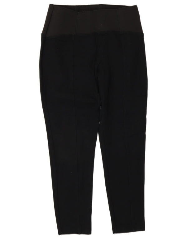 Marks & Spencer Leggings cortos para mujer UK 42 Viscosa negra mediana